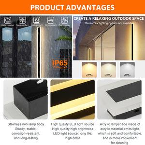 KAIFAN 110v 220v Applique Murale LED Linéaire Longue Moderne pour Décoration Extérieure - Product Image 2