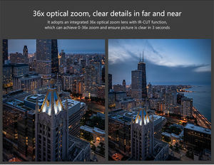 Caméra PTZ <span class=keywords><strong>Pure</strong></span> Metal IRS2 avec support d'application et analyse intelligente par IA, <span class=keywords><strong>vision</strong></span> nocturne 300m pour quai et parking - Product Image 6