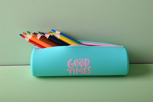 Nuovo morbido cilindro in Silicone tonda <span class=keywords><strong>astuccio</strong></span> <span class=keywords><strong>astuccio</strong></span> scuola articoli di cancelleria per bambini modello cartone animato Silicone cerniera <span class=keywords><strong>astuccio</strong></span> - Product Image 3