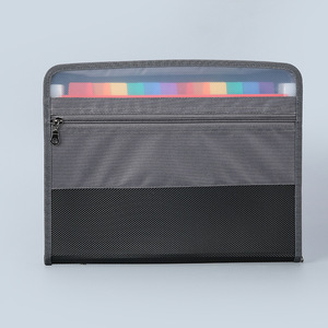 Органайзер для файлов на молнии с 13 карманами и этикетками, размер <span class=keywords><strong>A6</strong></span> B6 A4, органайзер для документов, расширяющаяся папка для файлов с застежкой-молнией - Product Image 5