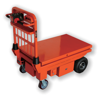 Chariot élévateur à ciseaux hydraulique électrique 1340x600mm, plateforme 1100x600mm, capacité 400KG, moteur 500W, pour l'élévation de marchandises en entrepôt