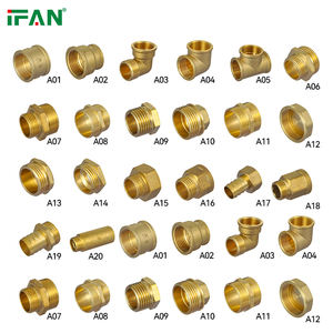 Conexões de Encanamento em Latão IFAN CW617 58-3 57-3, Raccord Redutor Igual em Latão com Rosca - Product Image 1