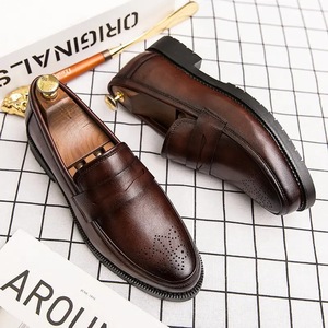 Dropshipping Products 2025 Outdoor Walking Loafers Cusp Breathable Genuine Leather Tenis Big Size Men's Casual Dress <b>Shoes</b> - Product Image 5