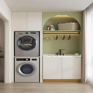 Rangement multifonctionnel personnalisé Armoires de balcon en bois modernes Bonne qualité pour la maison ou l'hôtel Conception peu encombrante - Product Image 4