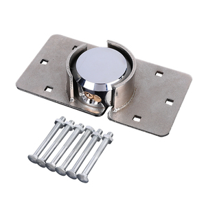 Cadenas de sécurité haute résistance 73 mm en acier massif et laiton pour camion et fourgonnette, à clé identique, avec anse dissimulée, antivol, chromé - Product Image 5