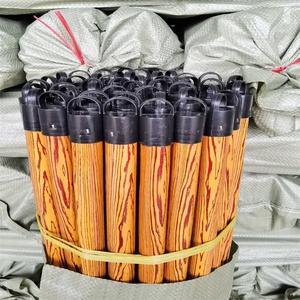 Proveedor de China, cepillos para el suelo del hogar, escoba de plástico con mango de escoba recubierto de Pvc, hilo italiano de madera - Product Image 4
