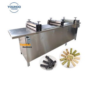 Máquina Cortadora automática de pudín de <span class=keywords><strong>arroz</strong></span>, máquina cortadora de laminación frágil de maní, barra de aperitivos de semillas de sésamo - Product Image 5