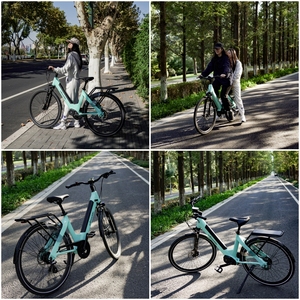 Ben 36V 250W Retro elektrikli şehir bisikleti Bicicleta Electrica gibi tek kişiyim - Product Image 2