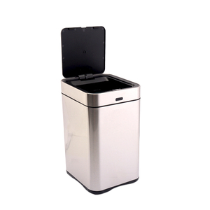 Induction Smart Open Lid Désinfection Grand Métal Double Seau Cuisine Acier Inoxydable <span class=keywords><strong>Poubelle</strong></span> Caractéristiques Intelligentes pour Poubelles - Product Image 4