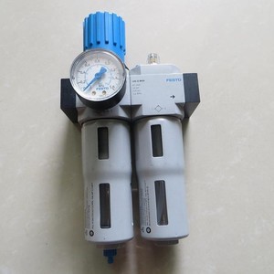 Regulador de Presión Festo LFR-D-MIDI con Lubricador LOE-D-MIDI y Manómetro 0-1.6MPa, Piezas Neumáticas - Product Image 1