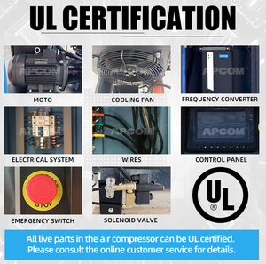 Fixed Speed <b>Screw</b> Air Compressors UL Certified 160 185 200 250 280 315 355 400kw 6 7 8 10bar Stable Performance Industrial Grade - Product Image 6