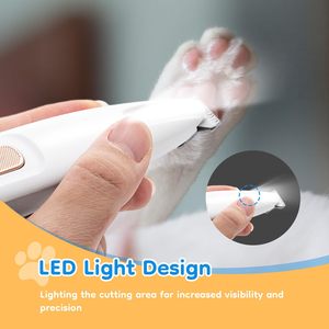 Cortadora de Pelo Recargable para Mascotas con Luz LED para Patas, Ojos, Orejas y Cara, Afeitadora Multifuncional para Perros - Product Image 5