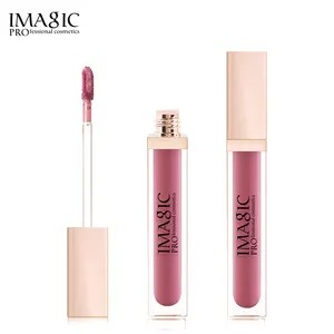 IMAGIC Matte Soft Lip Gloss Wasserdichter flüssiger Lippenstift Lip Tint Cream Pigment Langlebig 20 Farben Make-up für Frauen