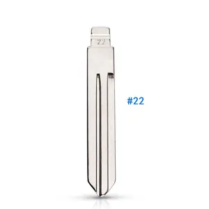 10/50pcs KD Metal tipo #22 de llave remoto en blanco hoja para N-issan soleado Tiida Livina O-pel NSN14 hoja clave