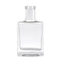 Bouteilles en verre personnalisées, prototypes vides et transparents pour spiritueux, idéales pour la nouvelle formule de mezcal, bourbon, vodka, emballage avant lancement.