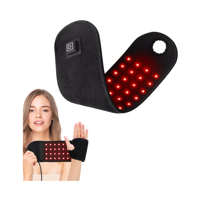 Portable Flexible Infrared Therapy Lamp 660nm 850nm LED Red Light Belt for Body Arm Wrist Ankle Foot Pain Relief Wrist