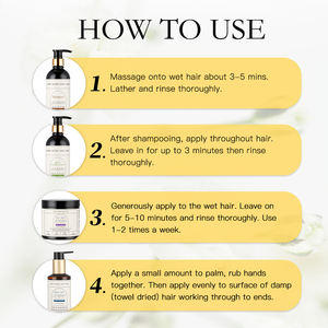 Shampooing réparateur de marque privée végan bio naturel à l'huile d'<span class=keywords><strong>argan</strong></span> eau de riz arbre à thé pousse des cheveux soin des cheveux shampooing et après-shampoing - Product Image 5