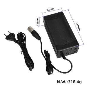 54.6V 2A Electric Scooter Charger <b>EU</b> Standard Plug with Kallon Head Connector AC DC Supply Power <b>Adapter</b> ABS Fireproof Material - Product Image 2