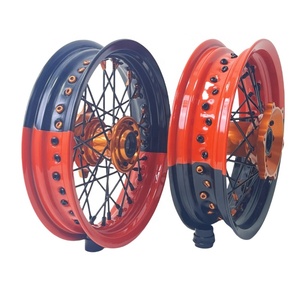 Rueda Delantera Supermoto de 17"/16.5" con Llanta de Aluminio CNC para Husaberg <span class=keywords><strong>FS</strong></span> 570 <span class=keywords><strong>2020</strong></span>, Mejora Personalizada para Carreras - Product Image 2