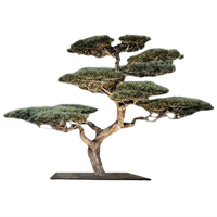 Pianta Artificiale Verde di Alta Qualità in Stile Cinese, Grande Decorazione Morbida per Interni/Esterni, Ornamento di Benvenuto