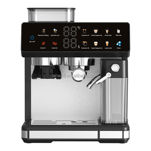 Cafetera Espresso Todo en Uno Anwell con Molinillo, Tanque de Leche y Barra de Espuma Ajustable, Cafetera de Grado <span class=keywords><strong>Barista</strong></span> para Cappuccino y Latte - Product Image 3
