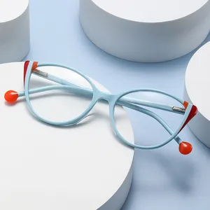 New Style Cat Eye Acetate Eyeglasses Frames Blue Light Blocking Optical Glasses Frames For Women