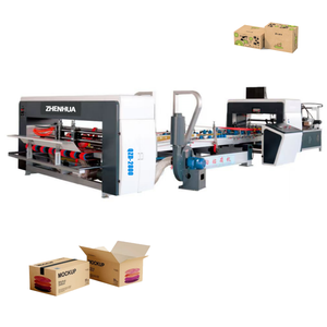 Máquina automática de encoladora de carpetas de cajas de cartón de fabricante profesional para cartón corrugado - Product Image 1