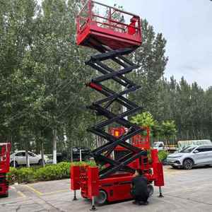 T-080 gunting elektrik, Lift 4-18m Aerial Platform 6m 8m 10m 12m 14m Skylift Mobile pengangkat gunting hidrolik - Product Image 2