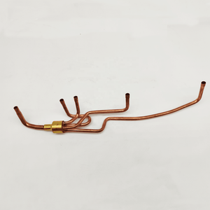 Kunden spezifische Hear Exchanger Teile 3-Port Kupfer verteiler rohr - Product Image 5