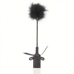 Bowknot pluma de avestruz cosquillas y paleta Combo adulto sexo látigo BDSM pluma francesa cosquillas para juego sexual - Product Image 1