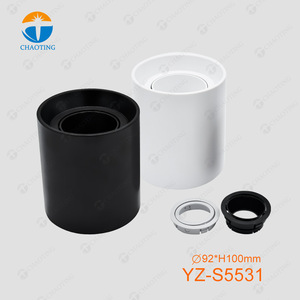 Vỏ Đèn Âm Trần Nhựa ABS Gắn Bề Mặt Vỏ Đèn Âm Trần Tròn Hình Vuông PVC Vỏ Đèn <span class=keywords><strong>Led</strong></span> Mr16 Gu10 Gu5.3 - Product Image 3