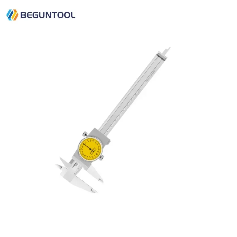 Calibro a quadrante GuangLu 0-150 200 300mm calibro a corsoio strumento di misurazione calibro a quadrante con ganasce con punta in metallo duro