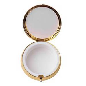 Caja de Rosario de 6mm, artículo de comunión sagrada en tono dorado, caja de almacenamiento de baratijas pequeñas, caja organizadora de recuerdos para collar de Rosario - Product Image 3