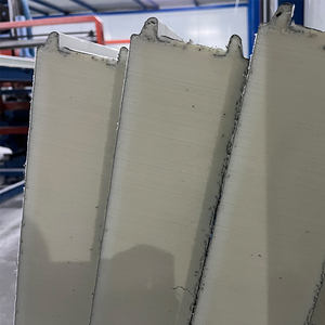 Panneaux ignifuges de chambre froide de <span class=keywords><strong>polyuréthane</strong></span> de style industriel pour l'<span class=keywords><strong>isolation</strong></span> interne et externe de <span class=keywords><strong>mur</strong></span> - Product Image 3