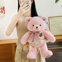 Grand ours en peluche mignon, jouet en peluche géant doux avec nœud papillon pour les magasins de cadeaux en gros et les importateurs
