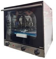 Four à convection commercial, capacité de 4 plateaux, système de circulation d'air chaud uniforme, économe en énergie, 220V/50Hz, durable pour une utilisation quotidienne