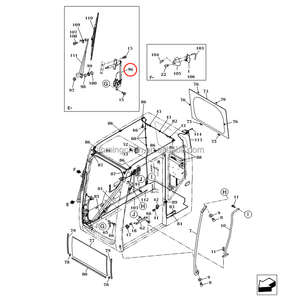 सुमितोमो खुदाई के लिए वास्तविक खुदाई भागों वाइपर मोटर khn25780 SH130-6 SH350-6 SH210-6 SH210-7 lbx210x3 lbx210x4 - Product Image 6