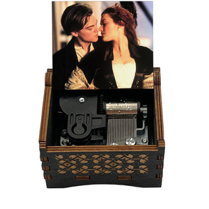<span class=keywords><strong>Mi</strong></span> corazón irá en caja de música de madera cajas musicales antiguas caja de música de madera regalos <span class=keywords><strong>para</strong></span> amante <span class=keywords><strong>novio</strong></span> novia marido esposa - Product Image 1