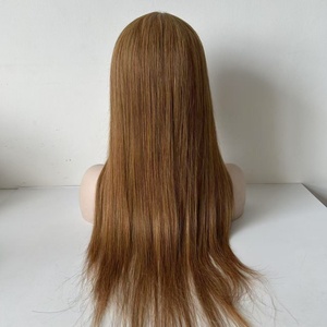 Cabello Humano Virgen Brasileño # Peluca Médica de Encaje Completo con Parte Superior de Seda 5x5, 8 Piezas, 180% de Densidad, Lacia y Sedosa, con Tira Antideslizante de Silicona - Product Image 3