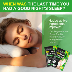 新商品 ベストセラー 痩身 竹製 デトックス フットパッド 足裏ケア 睡眠補助 減量 デトックス フットパッチ - Product Image 6