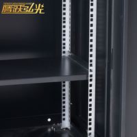 Armoire serveur sur pied TB 15U 600*450*750mm avec rails de montage personnalisables, porte ventilée et antirouille