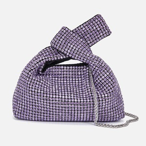 Women Fashion Bling Bling Rhinestones Handbags Lady Luxury Crystal Party <b>Bags</b> New Trendy Shiny Handbags with Chain - Product Image 5