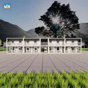 Заводской индивидуальный открытый сборный контейнерный дом для проживания сотрудников общежития - Product Image 2