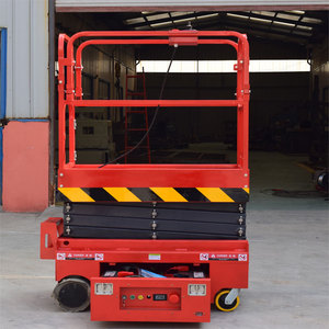 Warehouse <strong>4</strong>-14m Electric Scissor <strong>Lift</strong> Portable Mobile Scissor <strong>Lift</strong> Vertical Lifting <strong>Platform</strong> - Product Image 5