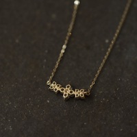 925 Sterling Silber Halskette 14K Goldfarben Plattiert Drei-Blumen-Stein-Anhänger Roségold Schlüsselbein-Kette Schmuck