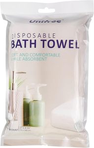 Toallas de baño desechables ligeras de alta calidad, algodón, viscosa, pulpa de bambú virgen, 100%, venta al por mayor - Product Image 3