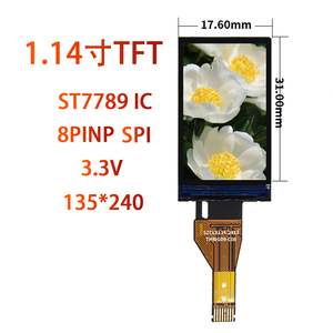 <span class=keywords><strong>Pantalla</strong></span> LCD TFT <span class=keywords><strong>de</strong></span> 1,14 <span class=keywords><strong>pulgadas</strong></span>, interfaz SPI <span class=keywords><strong>de</strong></span> 8 pines, resolución <span class=keywords><strong>de</strong></span> 135*240, <span class=keywords><strong>pantalla</strong></span> <span class=keywords><strong>de</strong></span> visualización con teclado ST7789 - Product Image 1