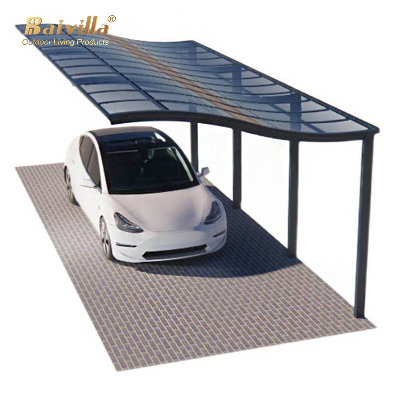 नई शैली सरल डिजाइन गुणवत्ता आउटडोर उत्पादों Carport धूप छांव Carport