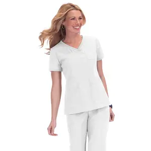 Conjunto de traje hospital personalizado, túnica e hospital feminino roupas uniforme enfermeira