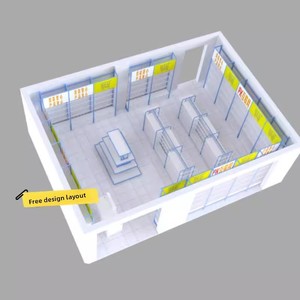 Étagère de présentation en métal bleu pour les magasins d'animaux, les chaînes de magasins et les boutiques - De nombreux trésors - Product Image 3